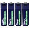 Baterija - Trust 25631 Įkraunama AA 1700 mAh 800 Ciklų 4-Paketas