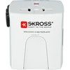 Kelioninis tinklo adapteris 230V 2.5A MUV micro kištukai AU/CN/UK/US/IT - lizdas EU (be įžeminimo) SKROSS