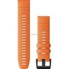 Išmaniojo laikrodžio Garmin greitai atsegamas, silikoninis dirželis, Oranžinės spalvos, 22mm
