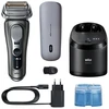 Braun 9675CC Barzdaskutė Series 9 PRO+ Clean&amp;Charge +Power Case / pilkas