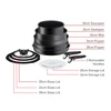 Nelimpančių puodų ir keptuvių rinkinys Tefal Ingenio Ultimate L7649053, 12 dalių