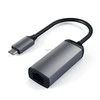 USB šakotuvas Satechi USB-C į Gigabit Ethernet Kosminė pilka