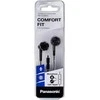 Į ausis įstatomos ausinės su mikrofonu Panasonic RP-TCM55E-K, Juodos