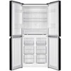 Dviduris šaldytuvas Berk BSB-1871D NF ID Dark Inox, Juodas