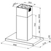 Gartraukis Faber HOOD STILO GLASS SMART ISOLA A90