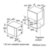 Įmontuojama mikrobangų krosnelė Bosch BFL524MB0