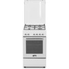 Simfer | Viryklė | 5405SERBB | Kaitlentės tipas Dujinis | Orkaitės tipas Elektrinis | Baltas | Plotis 50 cm | Elektroninis uždegimas | Gylis 60 cm | 43 L