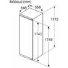Bosch | Šaldytuvas | KIL82VFE0 | Energy efficiency class E | Built-in | Larder | Height 177.2 cm | Šaldytuvas net capacity 246 L | Šaldiklis net capacity 34 L | Ekranas | 35 dB | Baltas