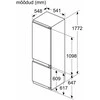 Įmontuojamasis šaldytuvas Bosch KIV87NSE0 177cm.