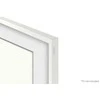 SAMSUNG Frame 55 Baltas Nuožulnus 2021 45 laipsnių įpjovimas viduje