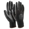 Active Gear Juodos poliuretano pirštinės XL 12vnt.
