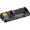 Dewalt dvigubas baterijų kroviklis 18V