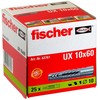 Fischer Susisuk. kaišt. UX 10x60 DIY 25 vnt.