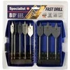 Grąžtas SPECIALIST+ plunksninių grąžtų rinkinys, 8 vnt.