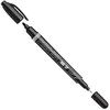 Žymeklis Irwin DURA-INK dvigubas antgalis, 0,7 mm, juodas