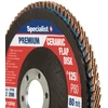 Lapelinis šlifavimo diskas 125 mm, P80, Ceramic PREMIUM, SPECIALIST+