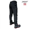 Pesso Darbo kelnės STRETCH Mercury, juodos C48