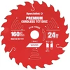 Pjovimo diskas Specialist+ LTW1602420-T; 160x20x1,0 mm; Z24; 15°