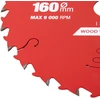 Medžio pjovimo diskas SPECIALIST+ Premium Demolition, 160 x 1,6 x 20 mm, 24 dantų, 18°, TCT