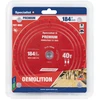 Pjovimo diskas SPECIALIST+ Demolition 184x40Tx20/16mm