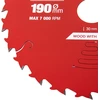 Medžio pjovimo diskas SPECIALIST+ Premium Demolition, 190 x 1,6 x 30 mm, 24 dantų, 18°, TCT