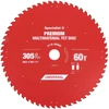 Universalus pjovimo diskas SPECIALIST+ Premium, 305 x 2,6 x 30 mm, 60 dantų, 0°, TCT, staklėms