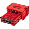 Q-Brick QBRICK PRO įrankių dėžė su 3 stalčiais 2.0 EXPERT Raudonas