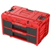 QBRICK ONE įrankių dėžė su 2 stalčiais 2.0 Raudonas