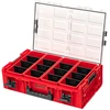 QBRICK ONE smulkmenų dėtuvė 2XL 2.0 Raudonas + adapteris (2 vnt.)