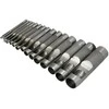 Skylių pramušėjų rinkinys, FASTER TOOLS, 12 vnt.