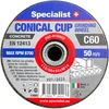 SPECIALIST+ betono šlif. taurė C60, 110/90x55xM14 mm