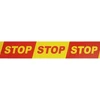SPECIALIST+ juosta „STOP“, 100 mm x 100 m, raudona/geltona
