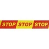 SPECIALIST+ juosta „STOP“, 100 mm x 100 m, raudona/geltona