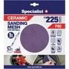 Specialist+ keramikinis tinklelis MESH, 225 mm P80, 5 vnt.