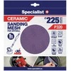 Specialist+ keramikinis tinklelis MESH, 225 mm, P320, 5 vnt.