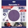 Specialist+ keramikinis tinklelis MESH, 225 mm, P120, 5 vnt.
