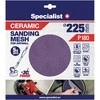 Specialist+ keramikinis tinklelis MESH, 225 mm, P180, 5 vnt.