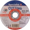SPECIALIST+ metalo pj.diskas CUTTING, 125x1x22 mm 10 vnt. metal. d