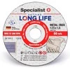 SPECIALIST+ metalo pj.diskas LONG LIFE, 125x1.6x22 mm