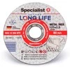 SPECIALIST+ metalo pj.diskas LONG LIFE, 125x0.8x22 mm