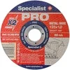 SPECIALIST+ metalo pj. diskas PRO, 125x1x22 mm