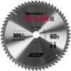 Pjovimo diskas medienai Specialist+ Wood; 305x30 mm; Z60
