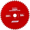 Pjovimo diskas 260x84Tx30mm, Multimaterial PREMIUM, SPECIALIST+