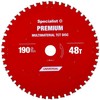 Pjovimo diskas 190x48Tx30mm, Multimaterial PREMIUM, SPECIALIST+