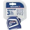 SPECIALIST+ ruletė AUTOSTOP 3 m, 16 mm