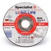 SPECIALIST+ šlif. diskas LONG LIFE, 125x6.4x22 mm