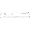 SPECIALIST+ ties. pjūklas medienai su vinimis, 230 mm, 6TPI