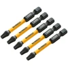 Sukimo antgaliukai FLEXTORQ T25 57 mm, DeWALT, 5 vnt.