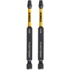 Sukimo antgaliukai FLEXTORQ T25 89 mm, DeWALT, 2 vnt.