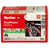 Kaištis Fischer DuoPower, 30 mm x 6 mm, 50 vnt.
